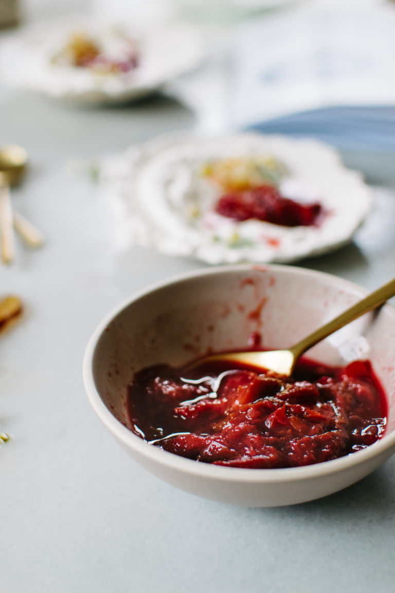 Emily Dickinsons Red Wine Plum Compote With Chamomile Vanilla Bean