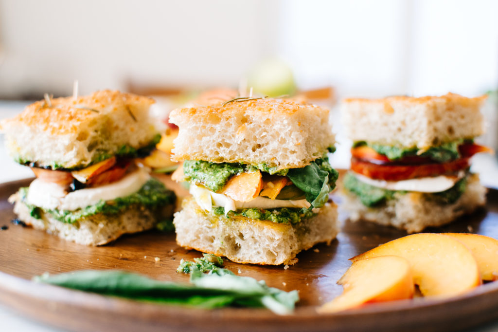 PEACH CAPRESE SLIDERS FROM THE SLIDER EFFECT & NOT BEING SILENT. | Kale ...
