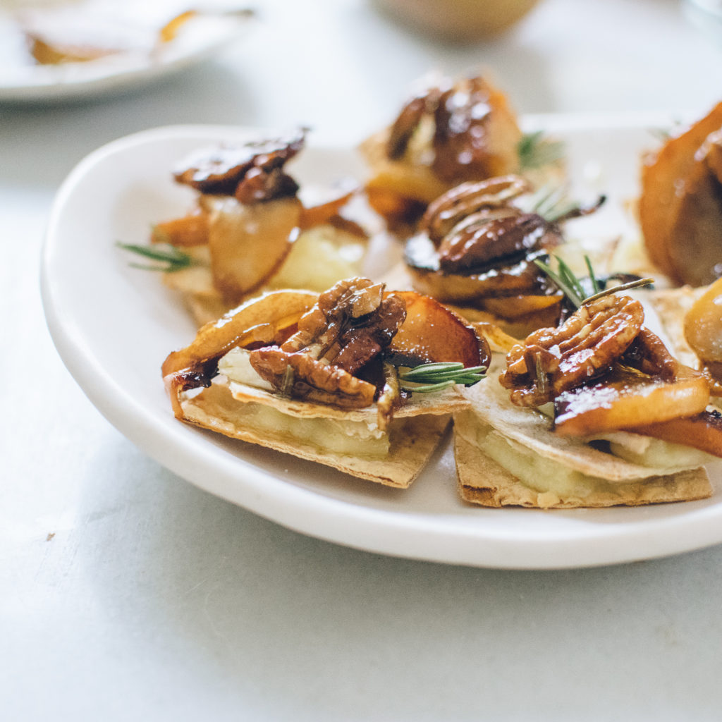 square-side-baked-brie-canapes | Kale & Caramel