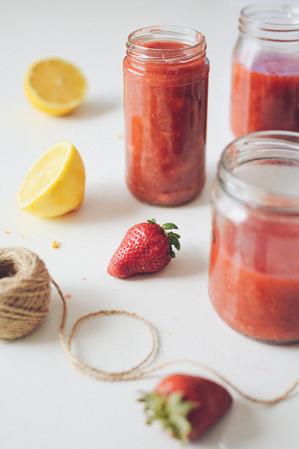 STRAWBERRY RHUBARB COMPOTE PARFAITS WITH MEYER LEMON & PISTACHIO