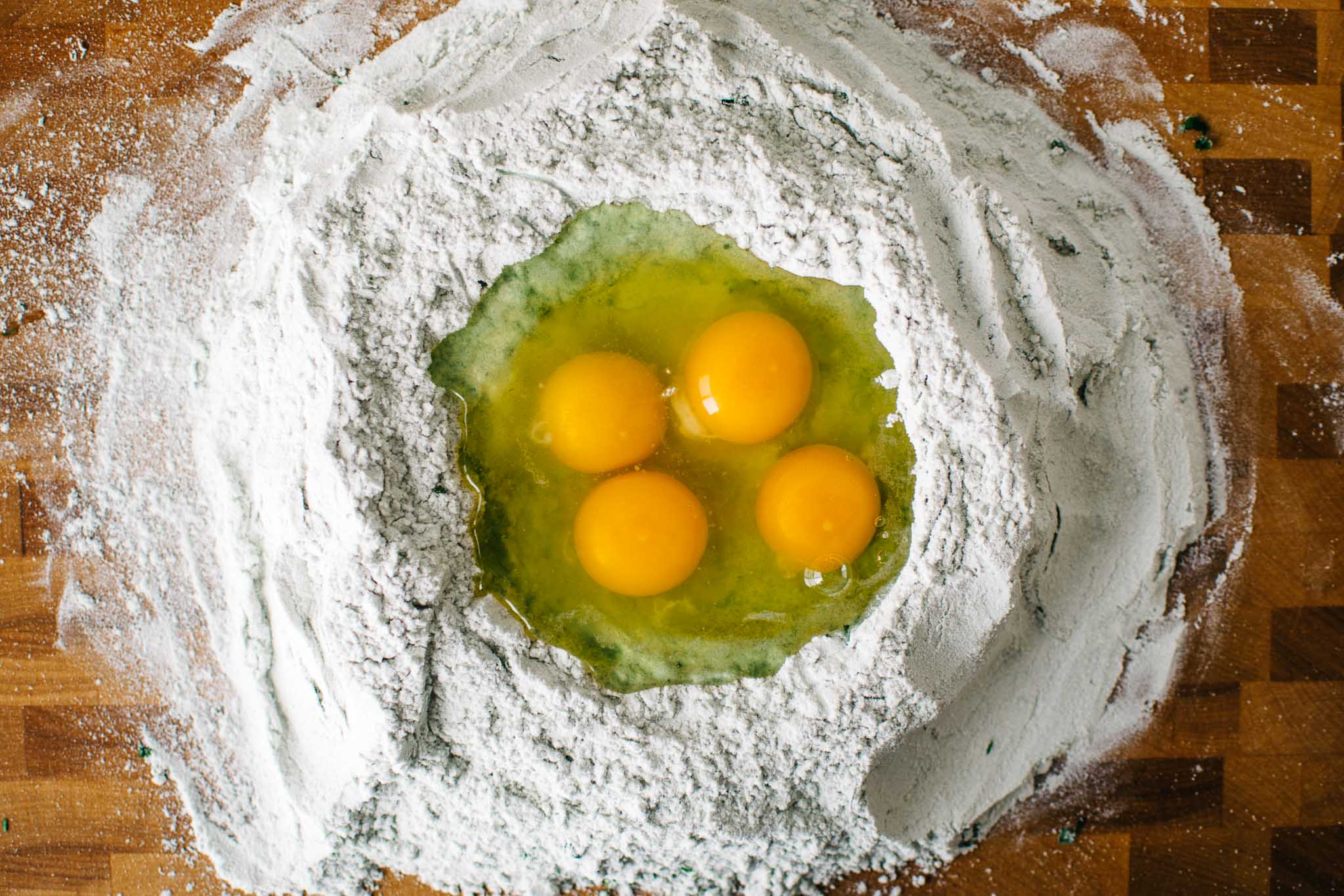 egg yolks superfood green pasta