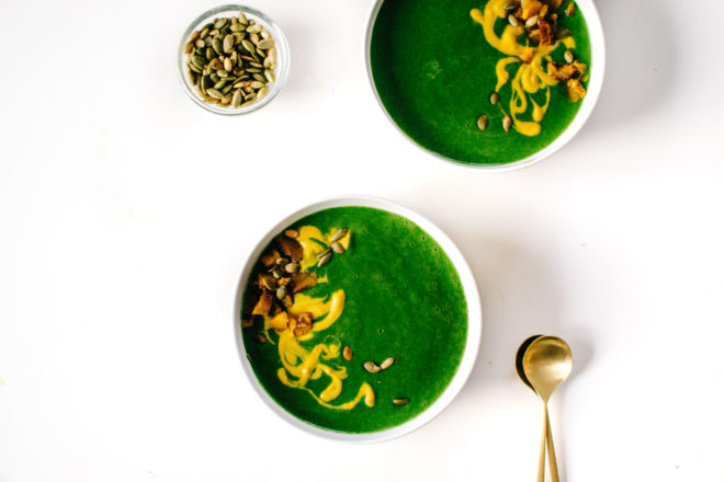 4 Easy Blended Green Soups for Cozy Dinners (Vegan-Friendly)