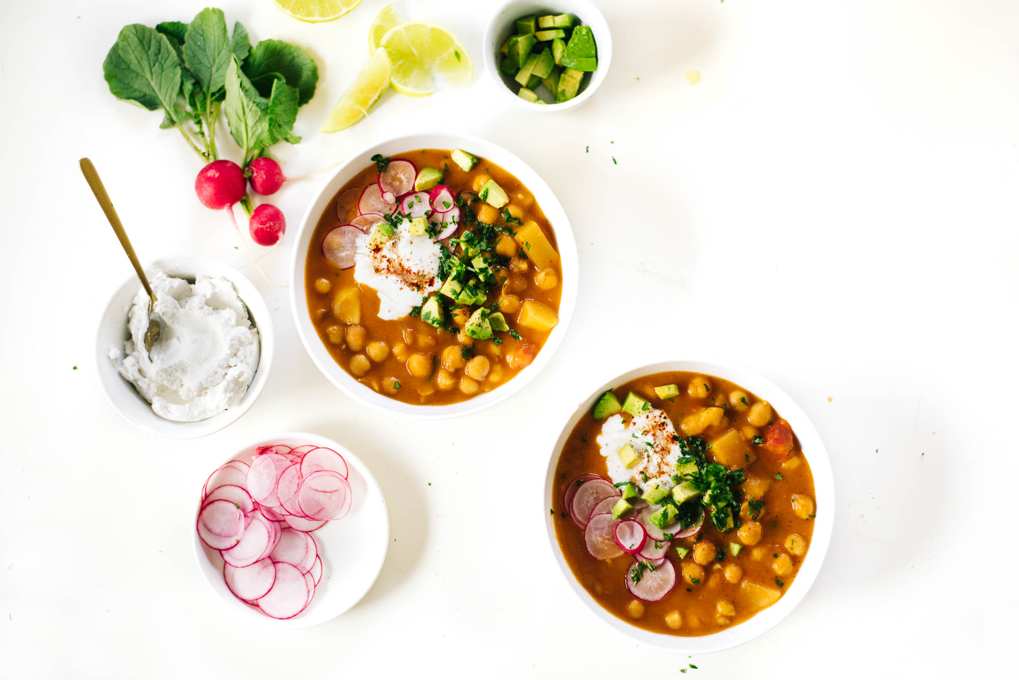 HEARTY CHIPOTLE CHICKPEA SOUP.