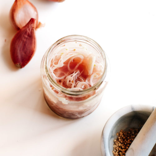 Quick-Pickled Shallots.