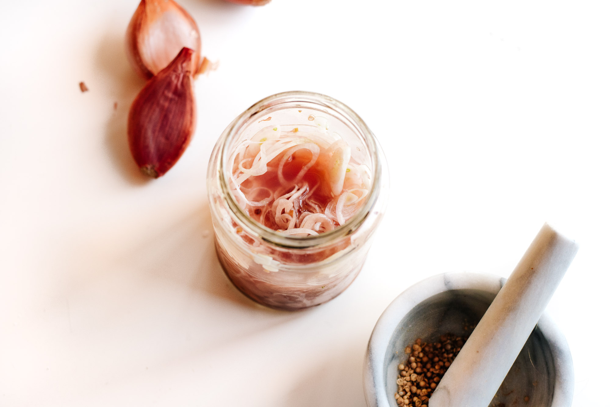 QUICK-PICKLED SHALLOTS.